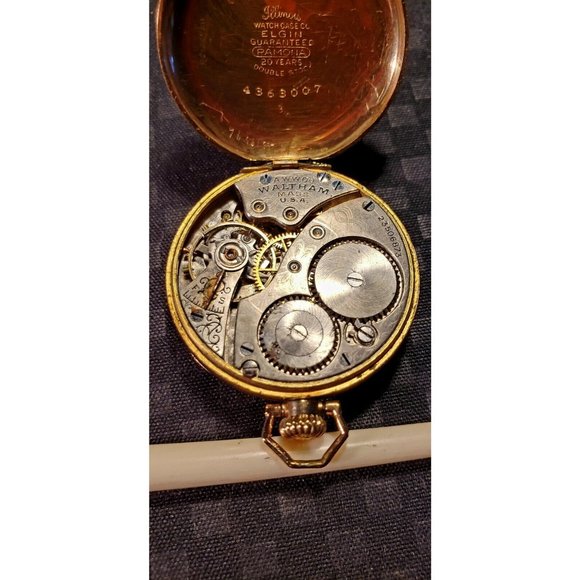 Antique 1912 American Waltham 14k Gold Pocket Watch Restore main image 5